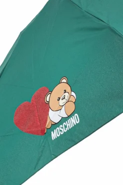 Moschino GREEN Folding umbrella with logo