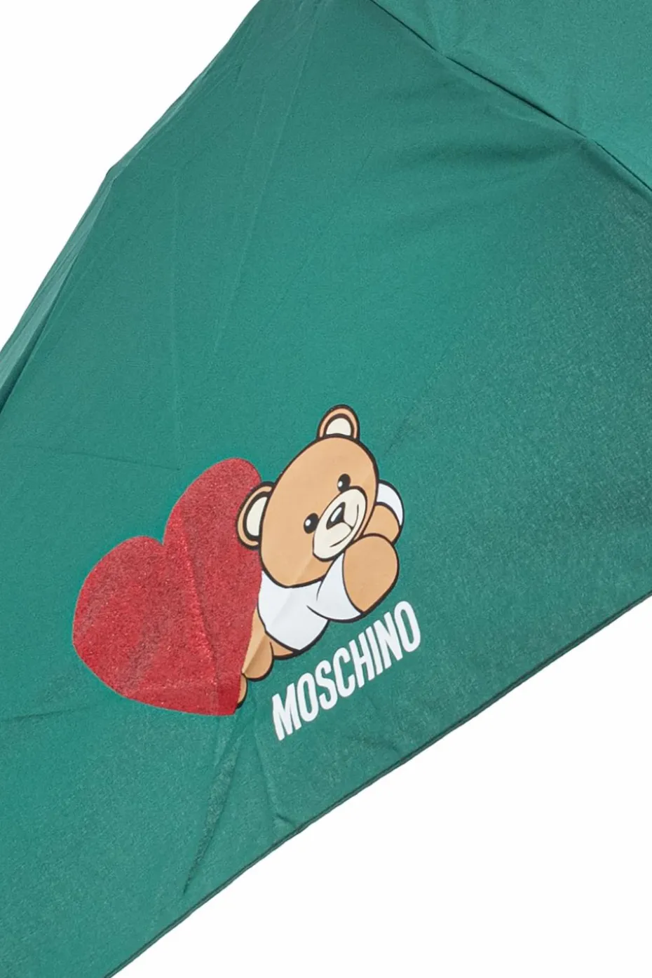Moschino GREEN Folding umbrella with logo
