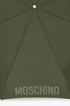 Moschino GREEN Folding umbrella with logo