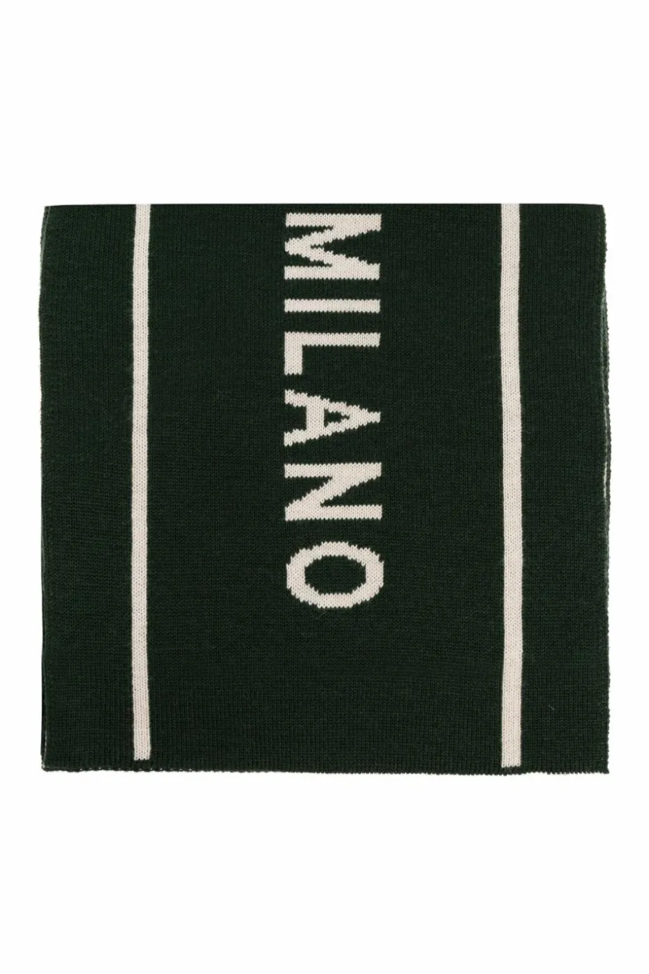 Moschino GREEN Scarf with logo