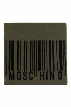 Moschino GREEN Scarf with logo