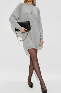 Moschino GREY Backless dress