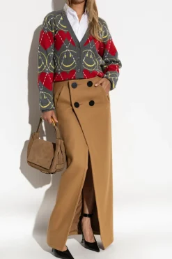 Moschino GREY Cardigan from the `Smiley` collection