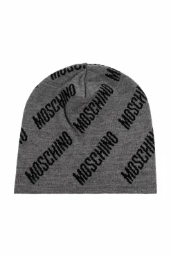 Moschino GREY Monogram cap