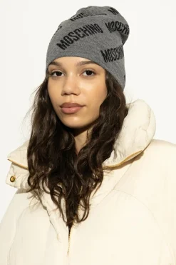 Moschino GREY Monogram cap