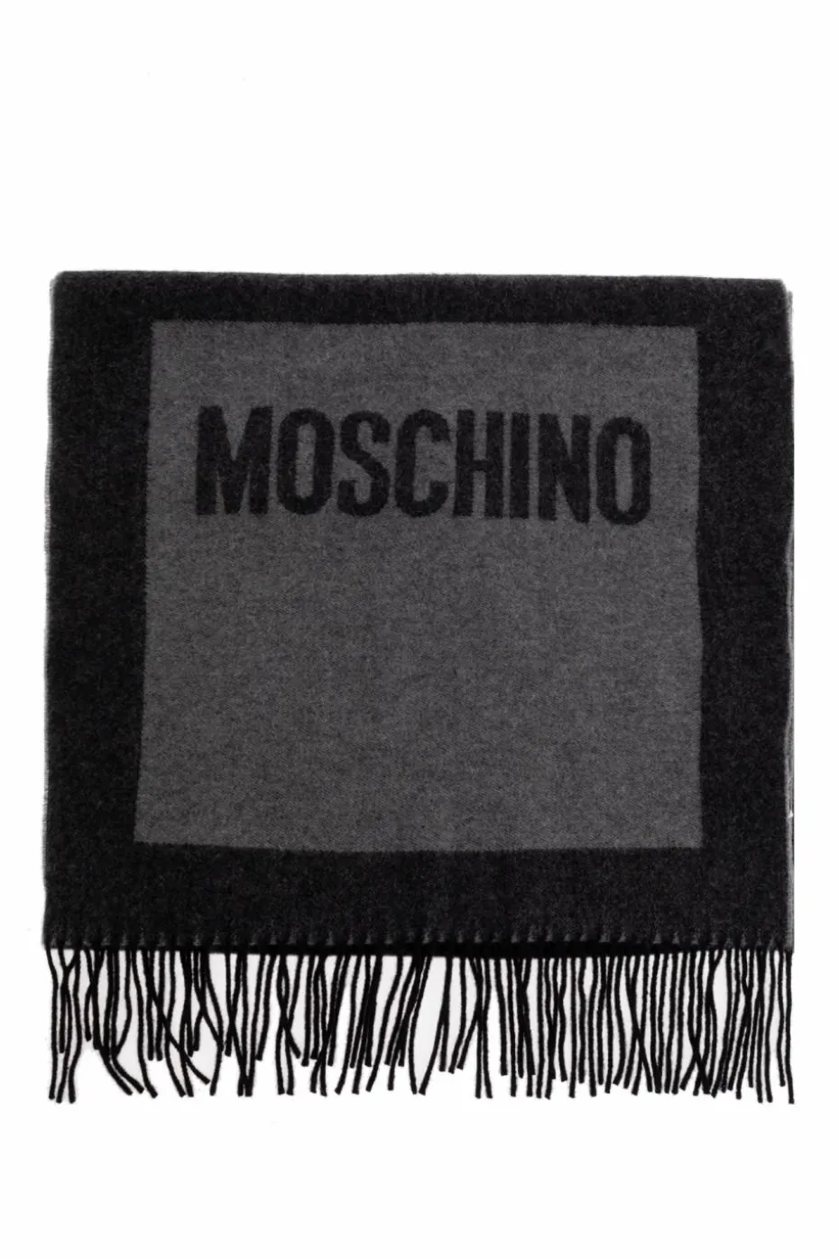 Moschino GREY Scarf with logo