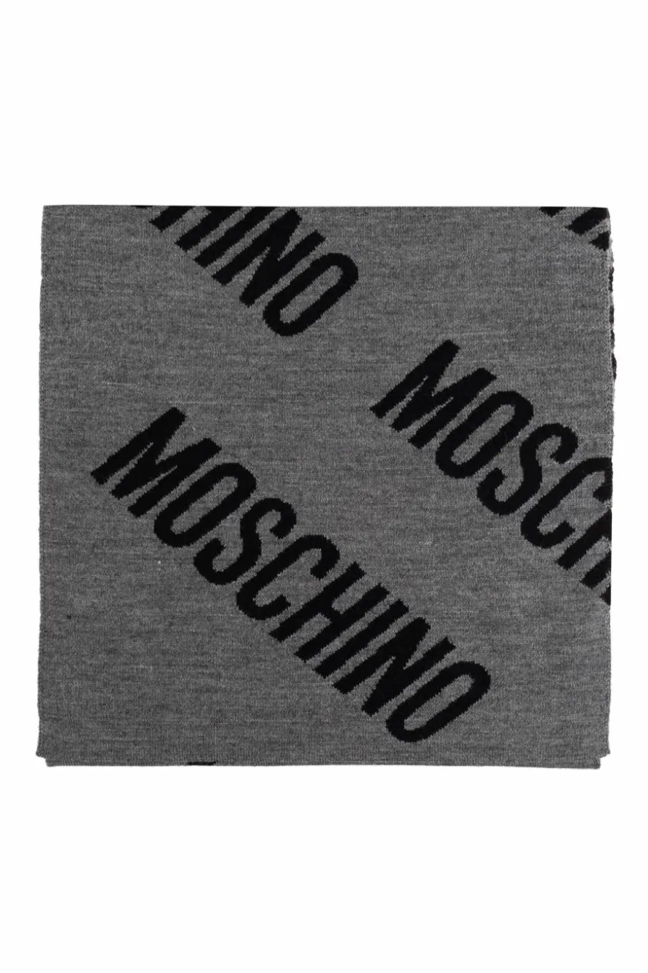 Moschino GREY Scarf with monogram