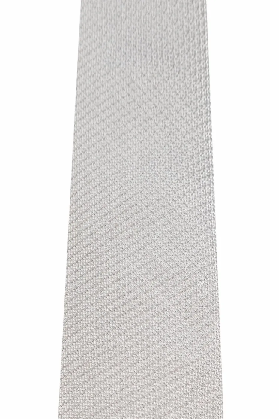 Moschino GREY Silk tie with logo
