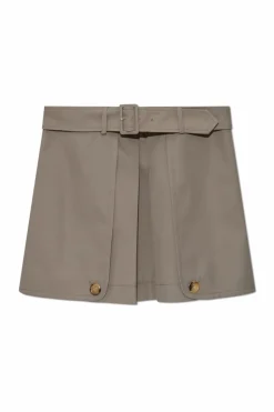 Moschino GREY Skirt with belt