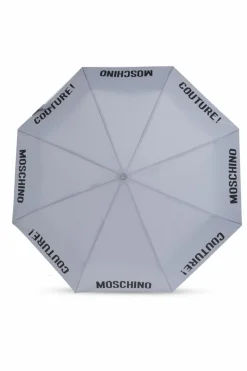 Moschino GREY Umbrella with logo