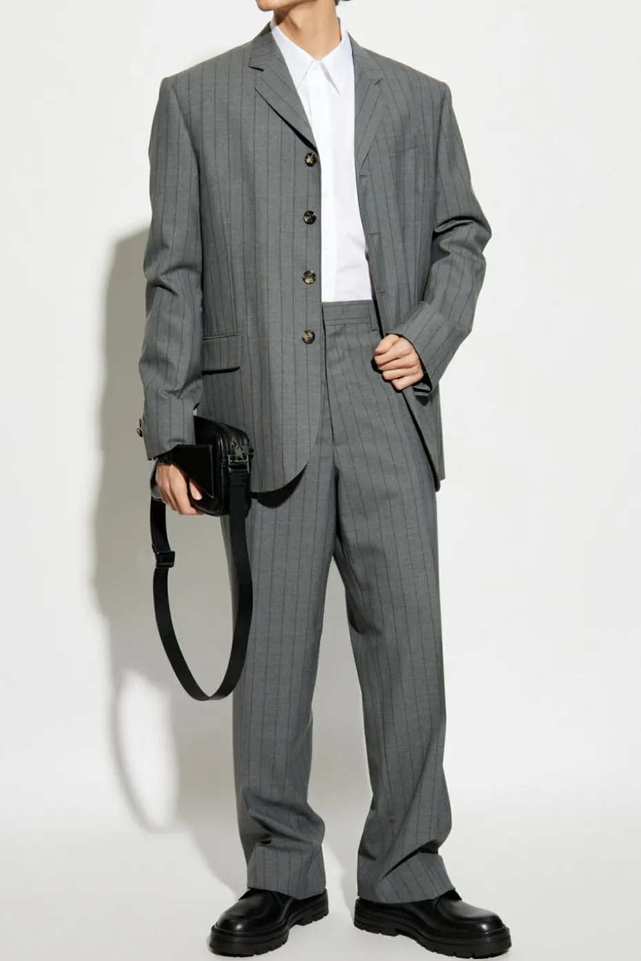 Moschino GREY Wool pants