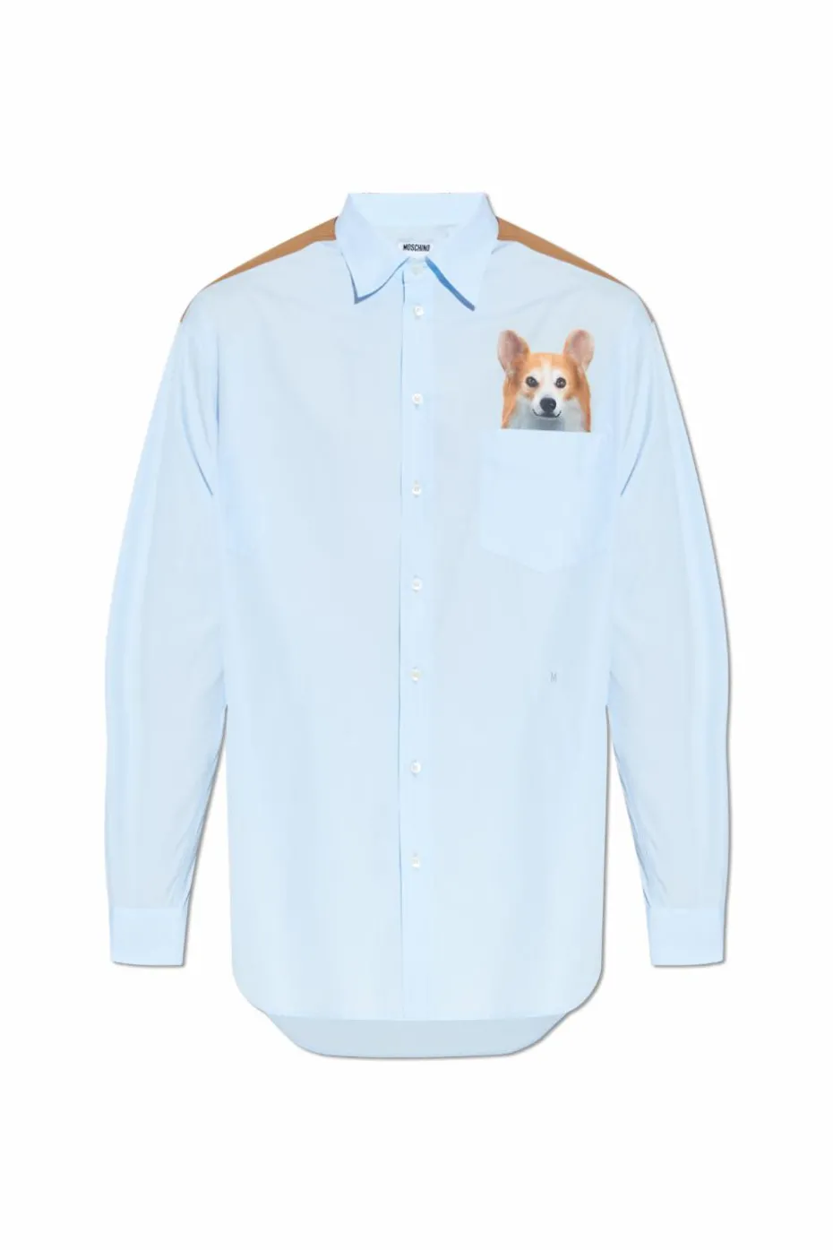 Moschino light blue Printed shirt