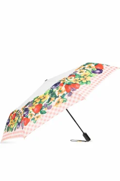 Moschino MULTICOLOUR Folding umbrella with logo