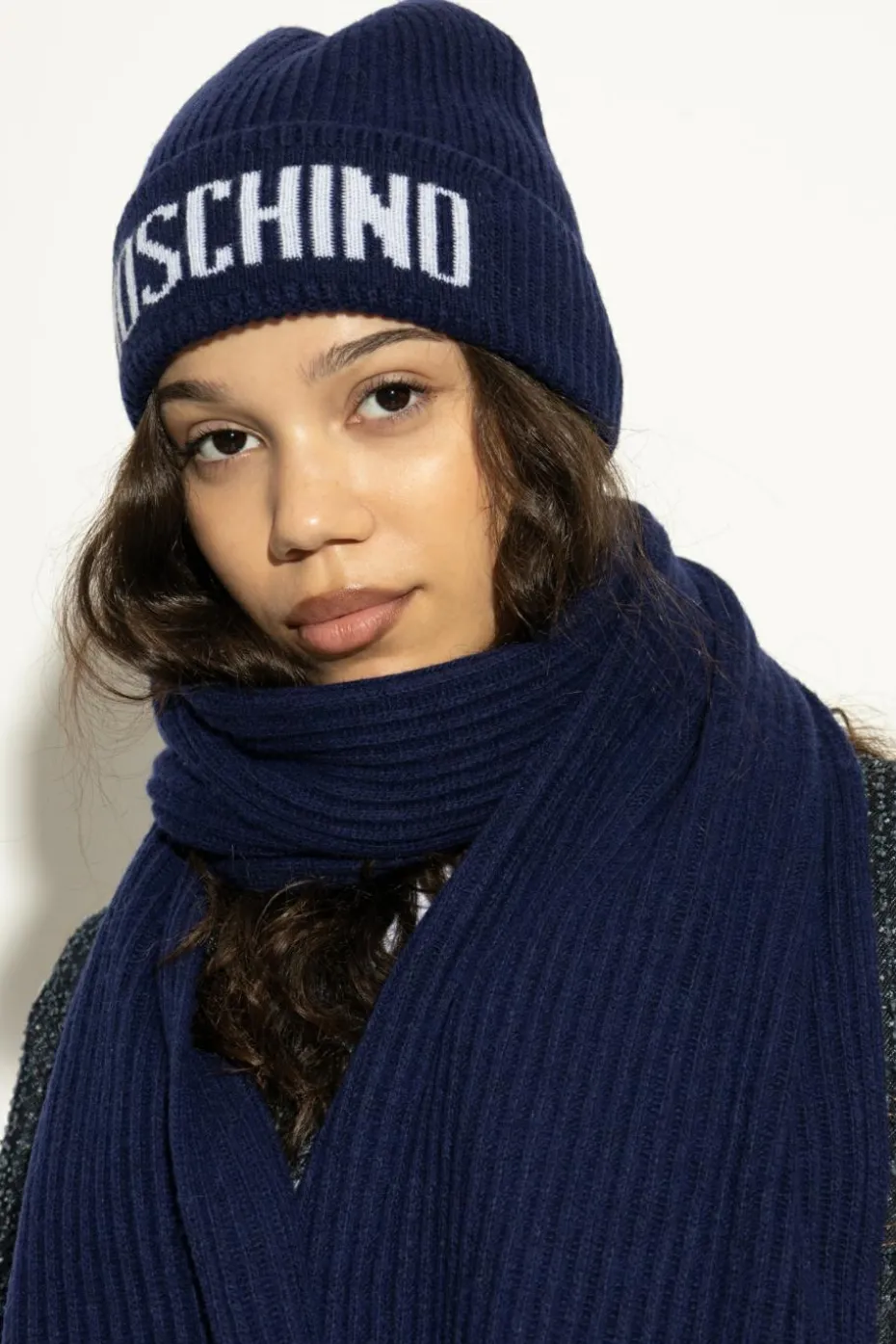 Moschino NAVY BLUE Cap with logo