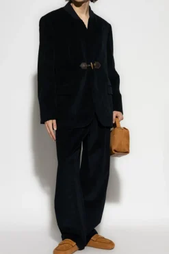 Moschino NAVY BLUE Corduroy trousers