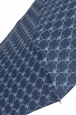 Moschino NAVY BLUE Folding umbrella with logo