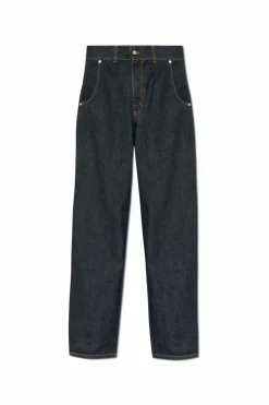 Moschino NAVY BLUE High-waisted jeans
