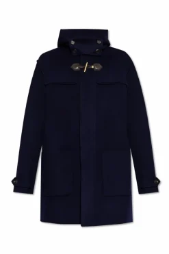 Moschino NAVY BLUE Wool coat