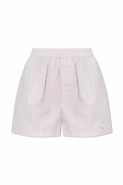 Moschino PINK Embroidered shorts