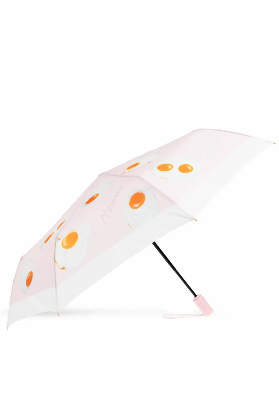 Moschino PINK Folding umbrella with logo