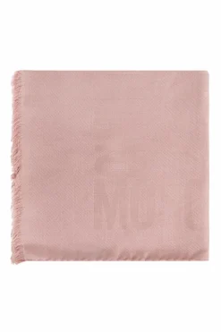 Moschino PINK Scarf with logo