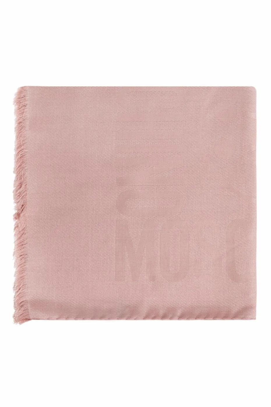 Moschino PINK Scarf with logo
