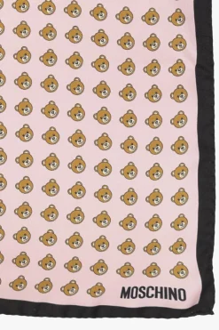 Moschino PINK Silk pocket square