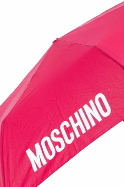 Moschino PINK Umbrella with logo