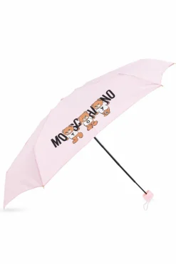 Moschino PINK Umbrella with logo