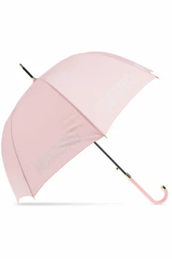 Moschino PINK Umbrella with logo