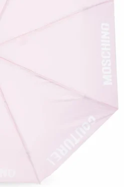 Moschino PINK Umbrella with logo