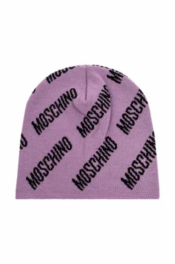 Moschino PURPLE Monogram cap