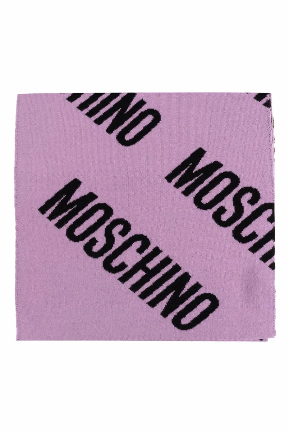 Moschino PURPLE Scarf with monogram