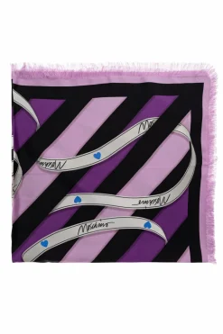 Moschino PURPLE Silk scarf