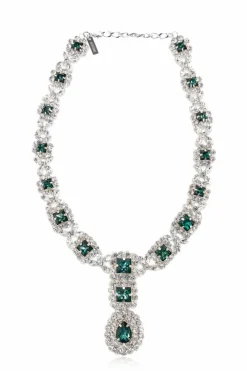 Moschino SILVER Necklace with crystals
