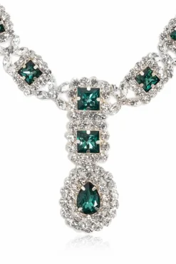 Moschino SILVER Necklace with crystals
