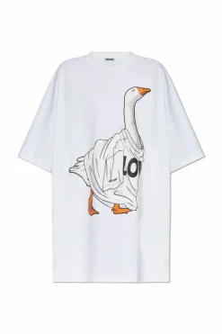 Moschino WHITE Dress with print
