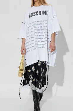 Moschino WHITE Dress with print