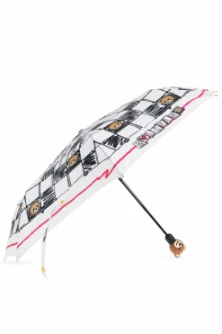 Moschino WHITE Folding umbrella
