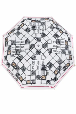 Moschino WHITE Folding umbrella