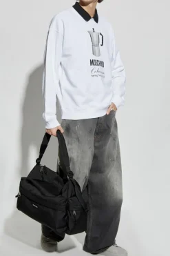 Moschino WHITE Printed sweatshirt