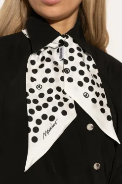 Moschino WHITE Silk scarf