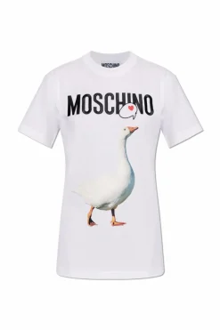 Moschino WHITE T-shirt with logo