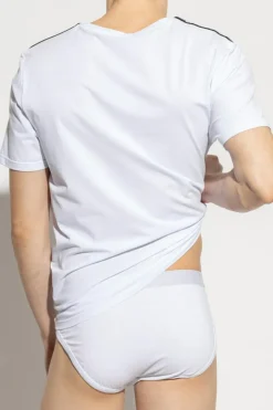 Moschino WHITE Two-pack of t-shirts from the Underwear collection