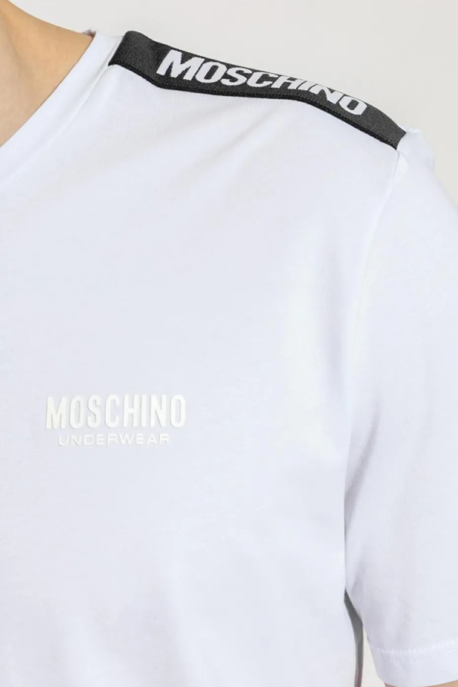 Moschino WHITE Two-pack of t-shirts from the Underwear collection