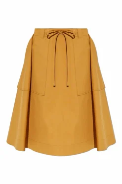 Moschino YELLOW Flared skirt