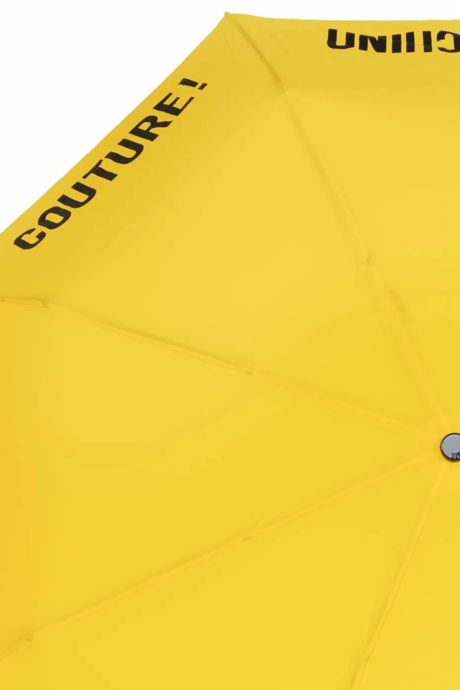 Moschino YELLOW Folding umbrella with logo