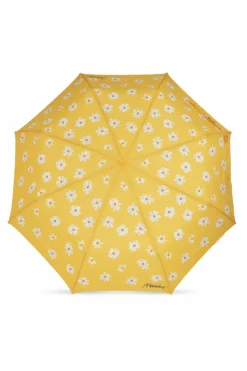 Moschino YELLOW Folding umbrella with logo