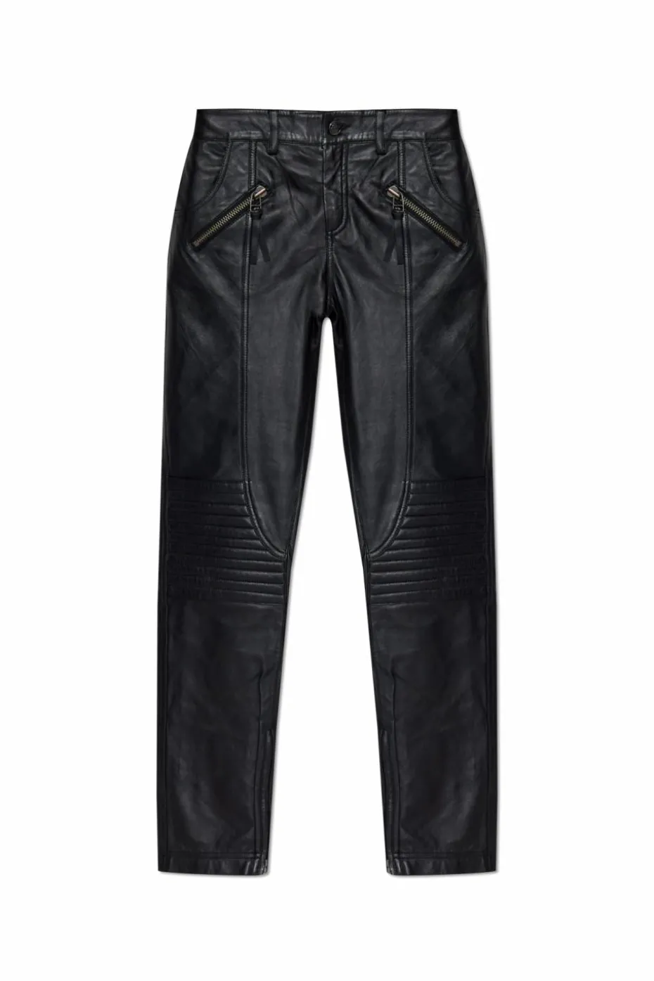 Munthe BLACK Leather pants