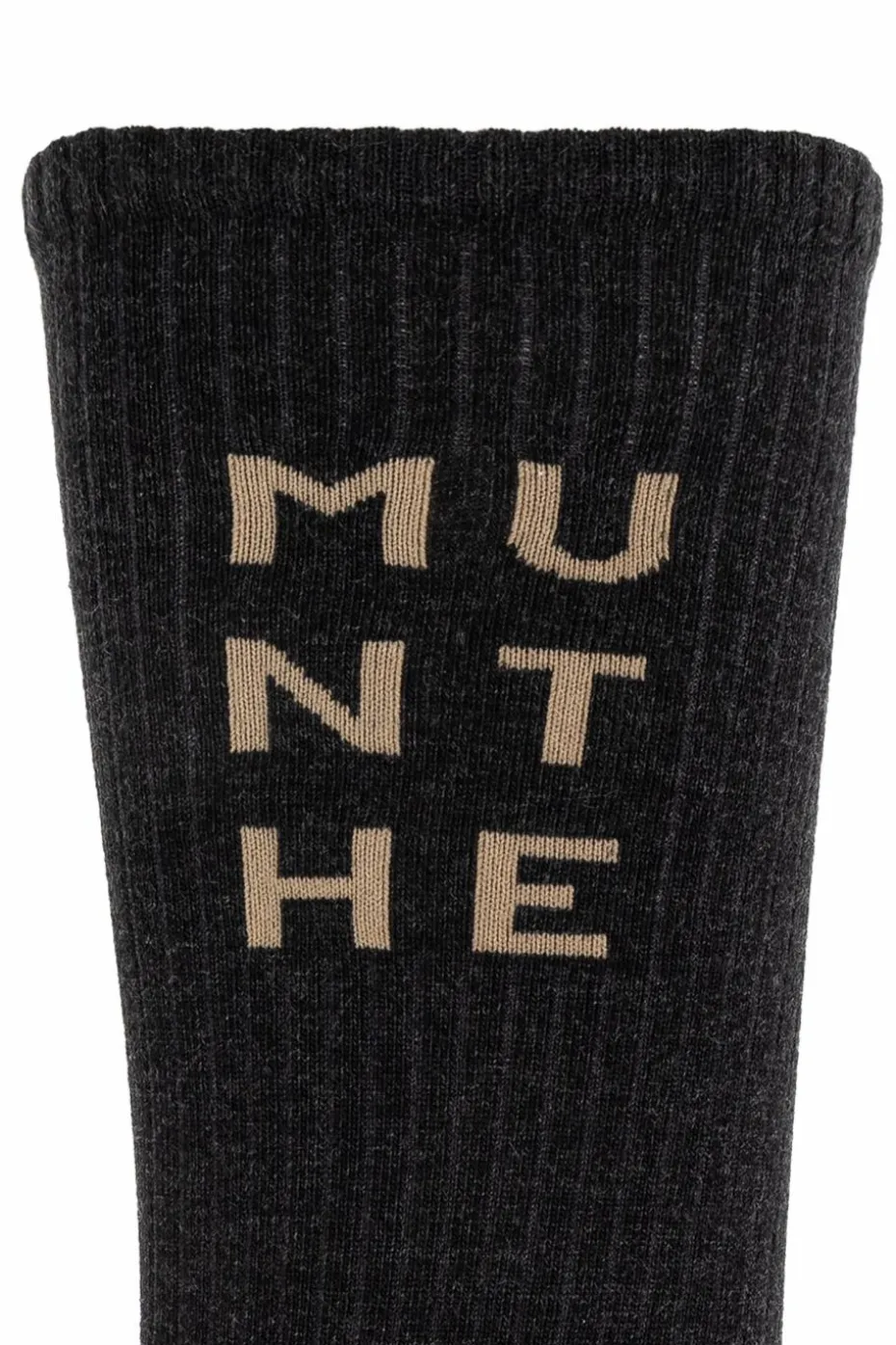 Munthe BLACK Socks with logo